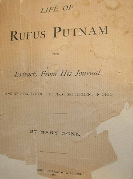 Frontispiece of 'The Life of Rufus Putnam,' by Mary Cone
